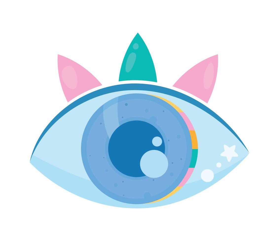 cute eye human vector