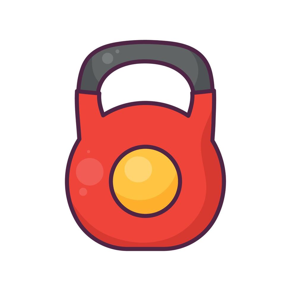 handle dumbbell sport equipment vector