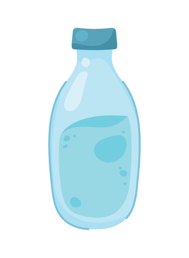 botella de agua pura vector