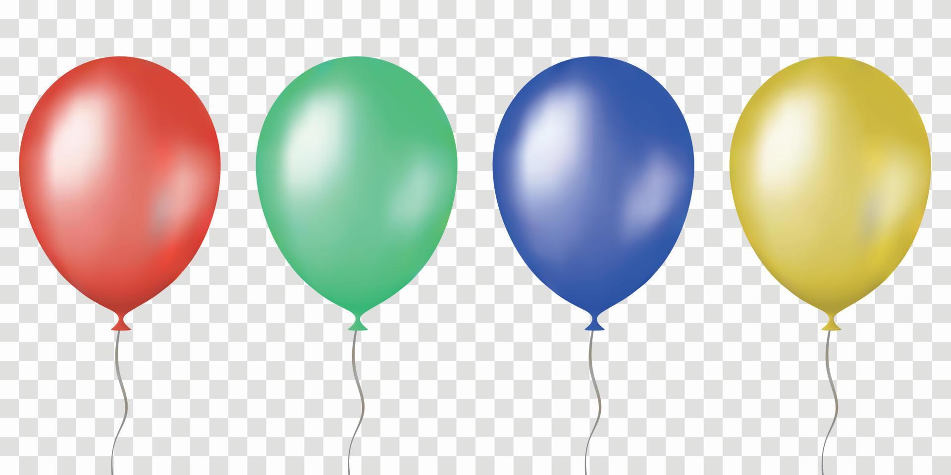 Vector illustration with flying air balloon
