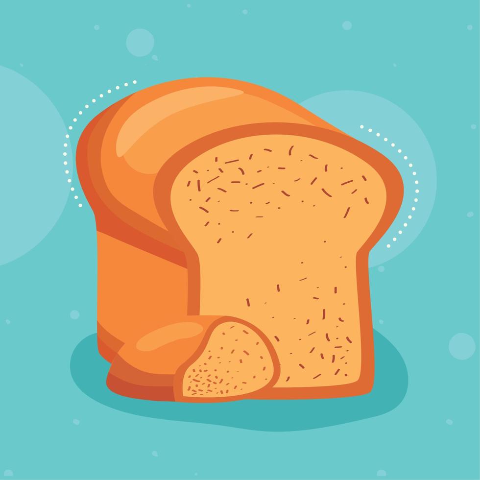 bread bar pastry product vector