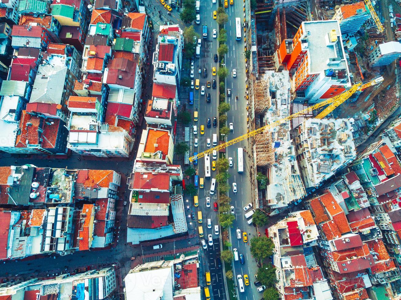 paisaje urbano de estambul, turquía foto