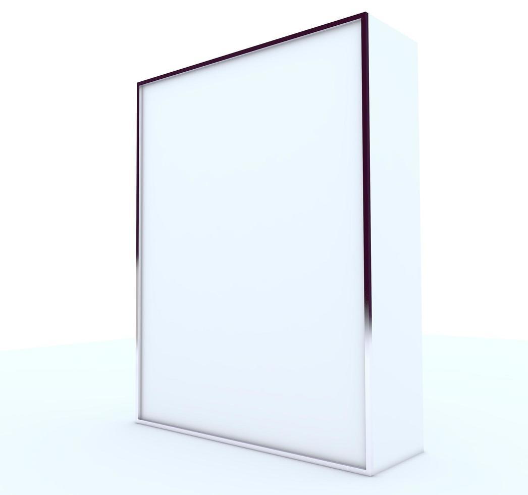 Blank Box Display Aluminum Frame photo