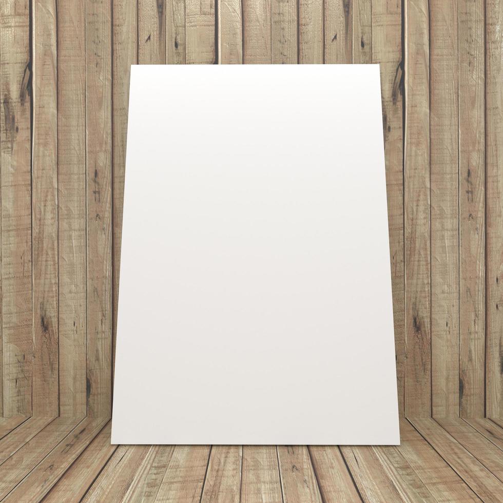 blank white paper photo