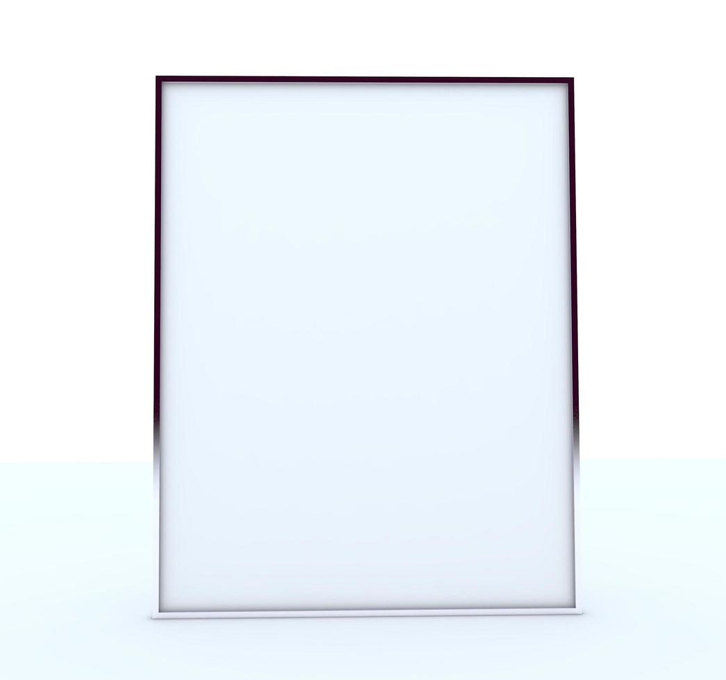 Blank Box Display Aluminum Frame photo