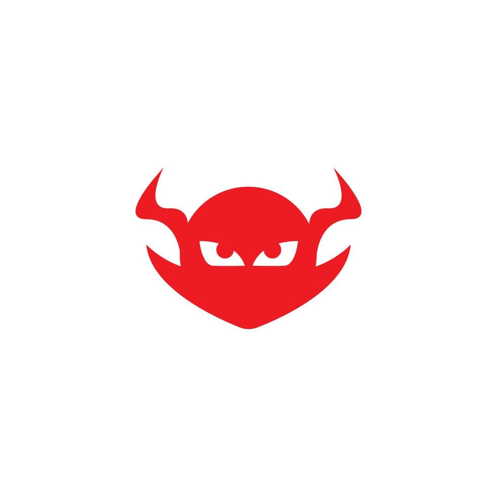 devil logo vector template