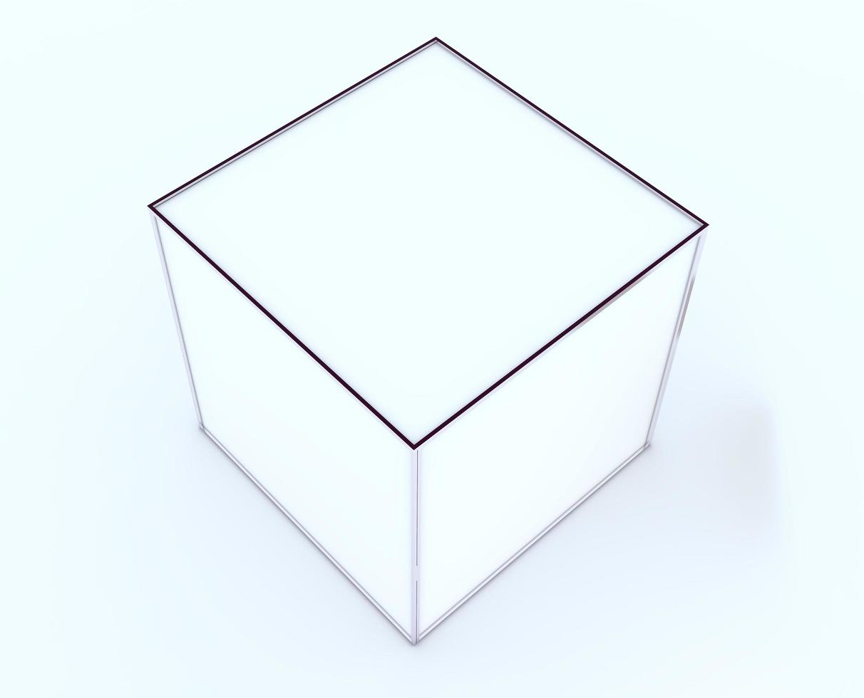 Blank Box Display Aluminum Frame photo