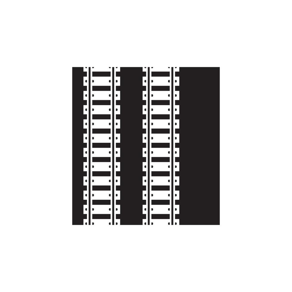 railway vector icon design template illustration