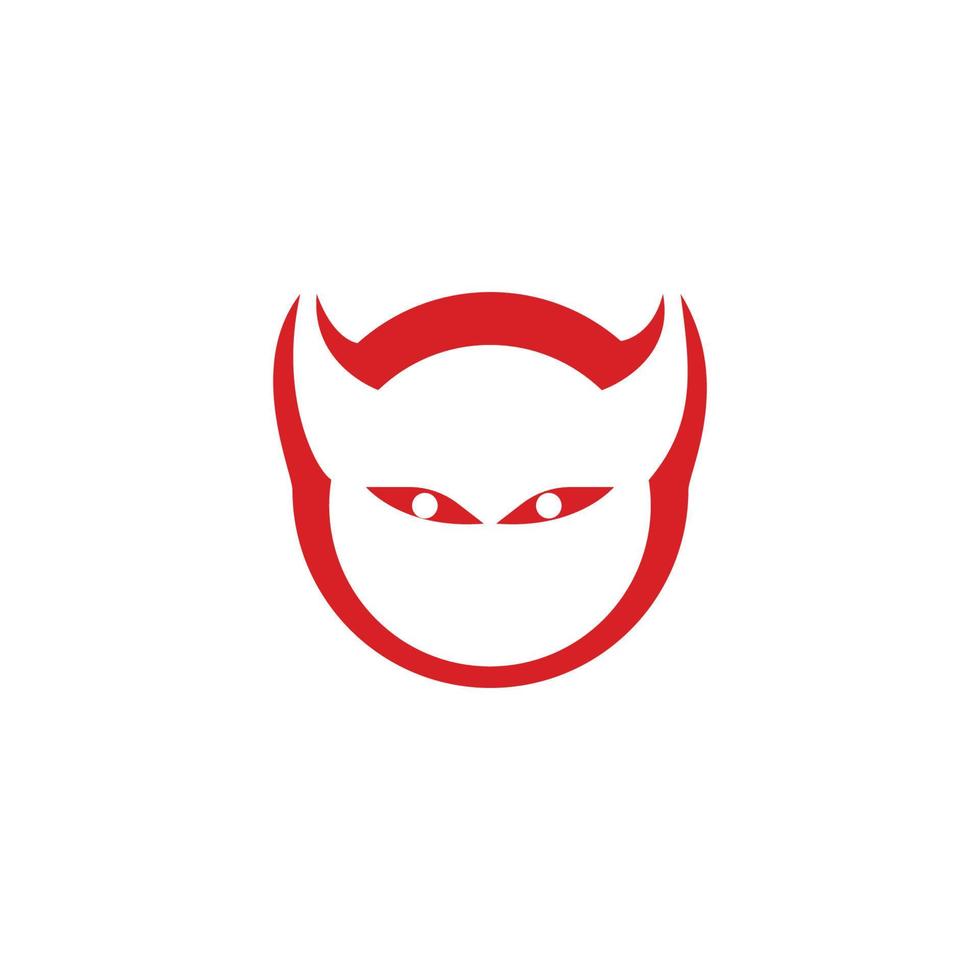 devil logo vector template