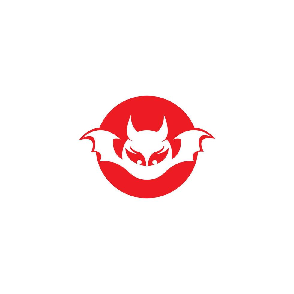 devil logo vector template