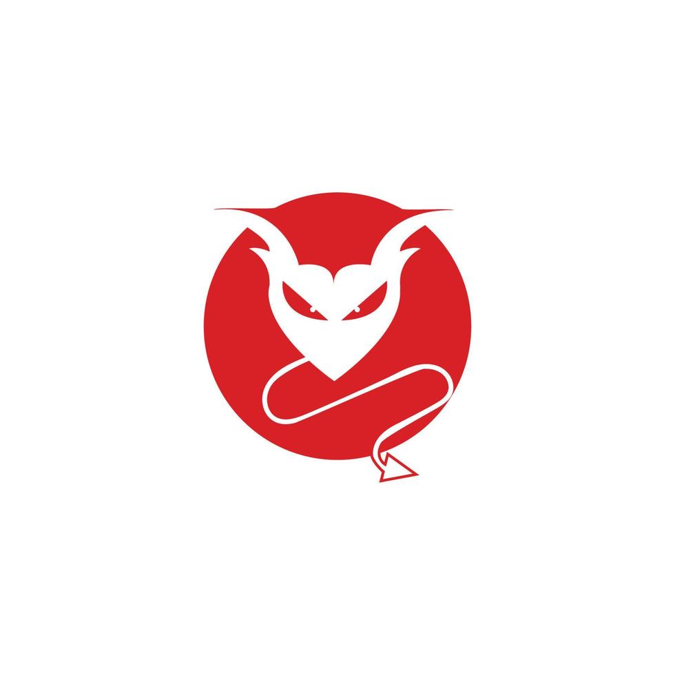 devil logo vector template
