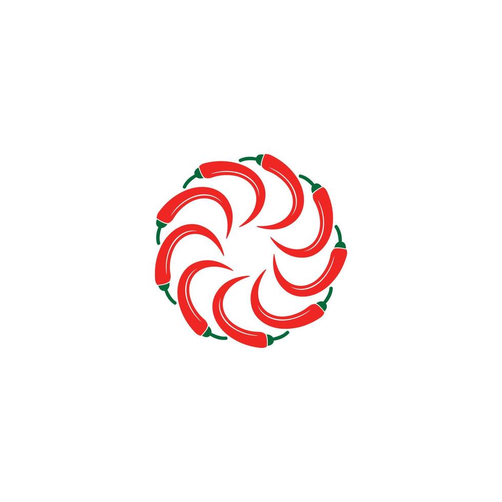 CHILI LOGO TEMPLATE SYMBOL VECTOR ICON