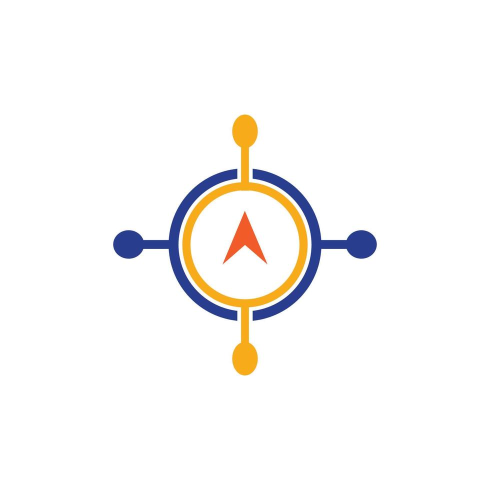 compas logo and symbol vectors