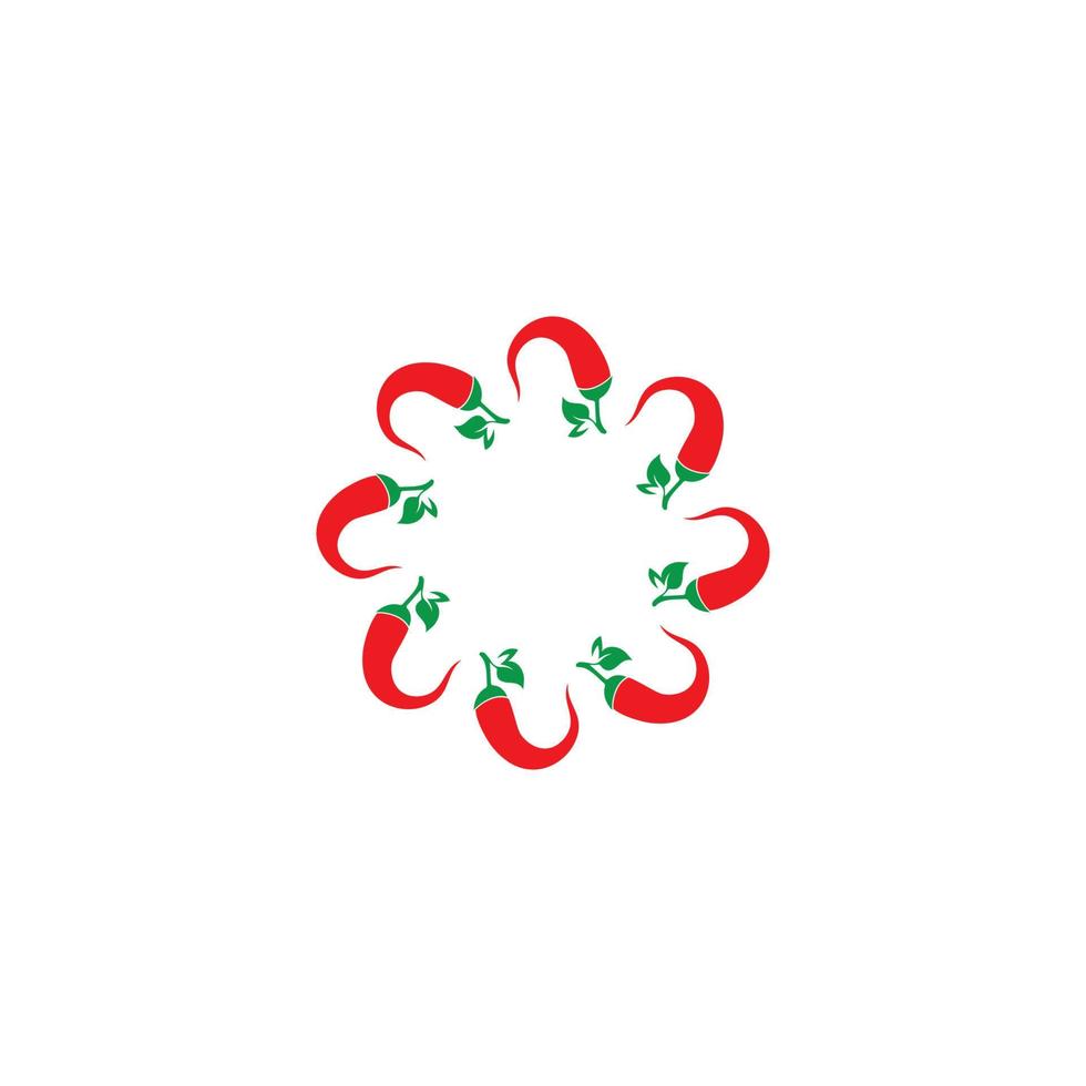 CHILI LOGO TEMPLATE SYMBOL VECTOR ICON
