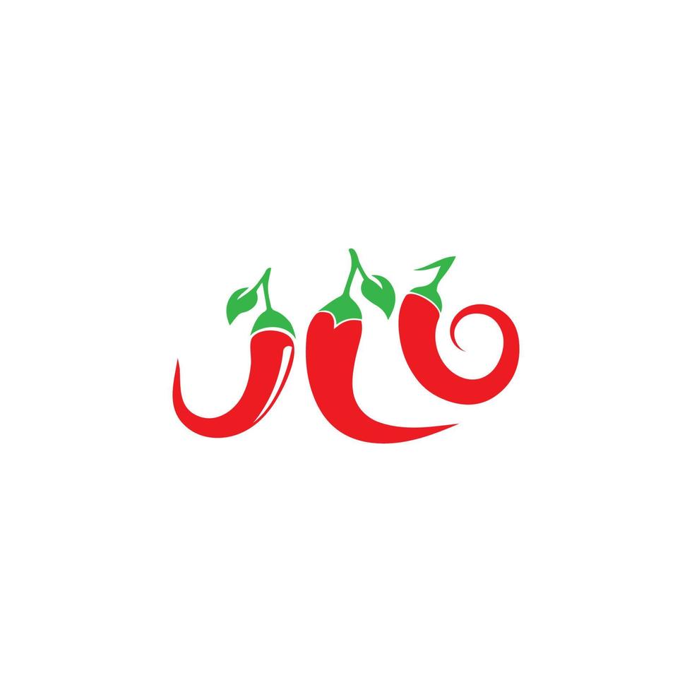 CHILI LOGO TEMPLATE SYMBOL VECTOR ICON