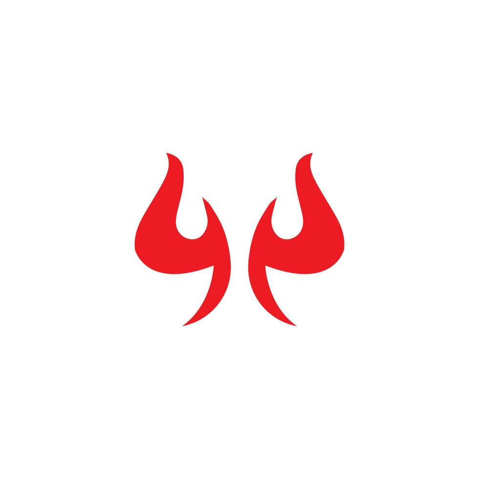 devil logo vector template