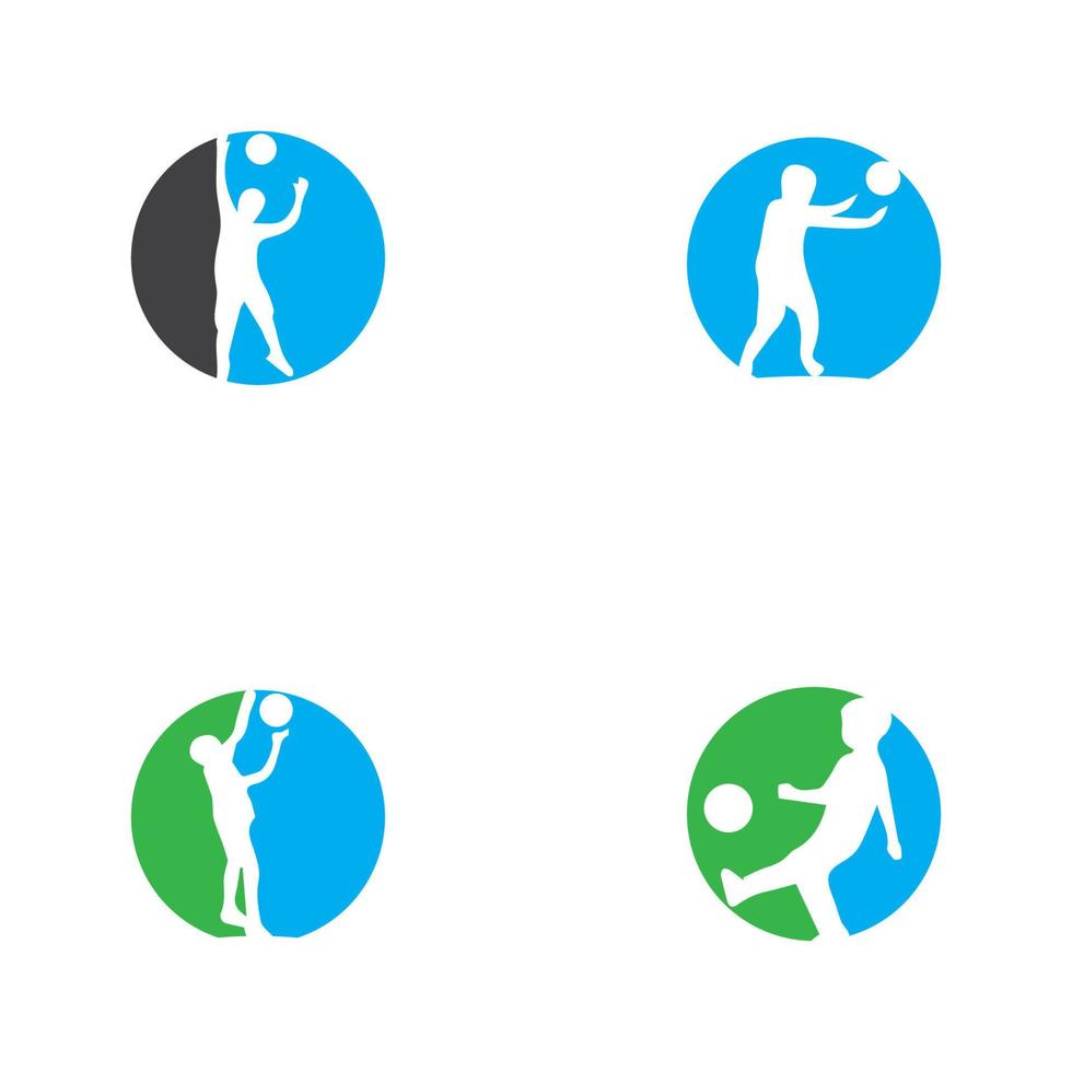 kids silhouettes concept playing with balls vector