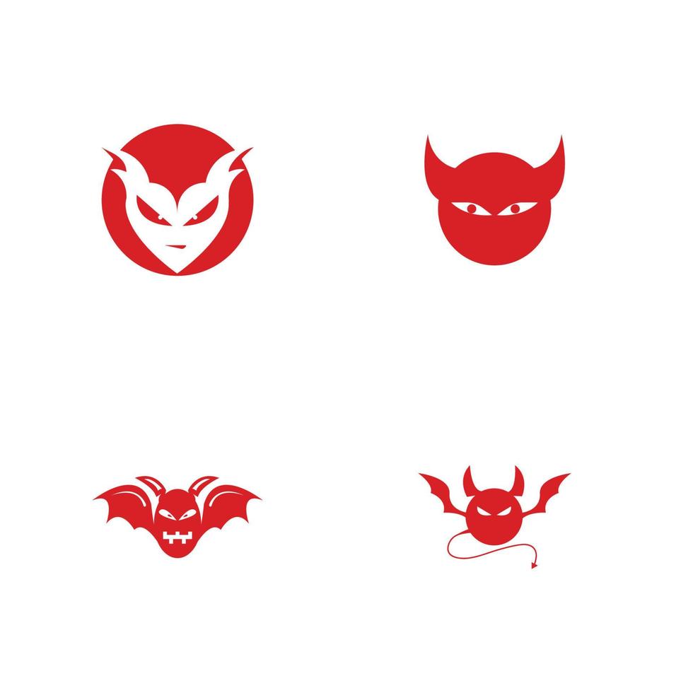 devil logo vector template