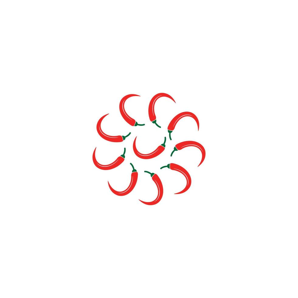 CHILI LOGO TEMPLATE SYMBOL VECTOR ICON