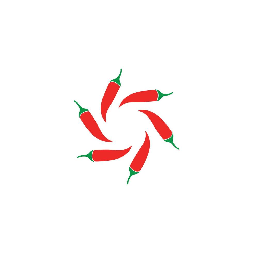 CHILI LOGO TEMPLATE SYMBOL VECTOR ICON