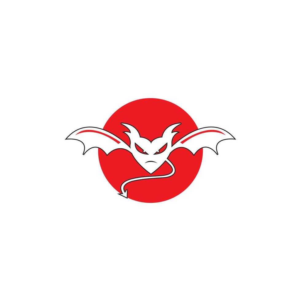 devil logo vector template