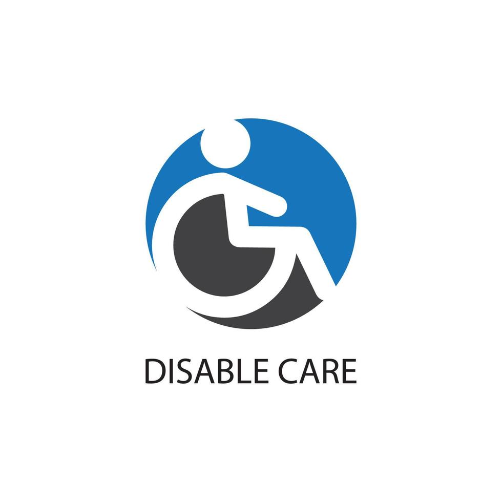 Disabled icon illustration isolated vector sign symbol