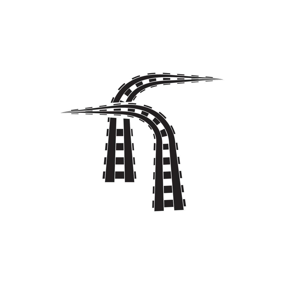 railway vector icon design template illustration