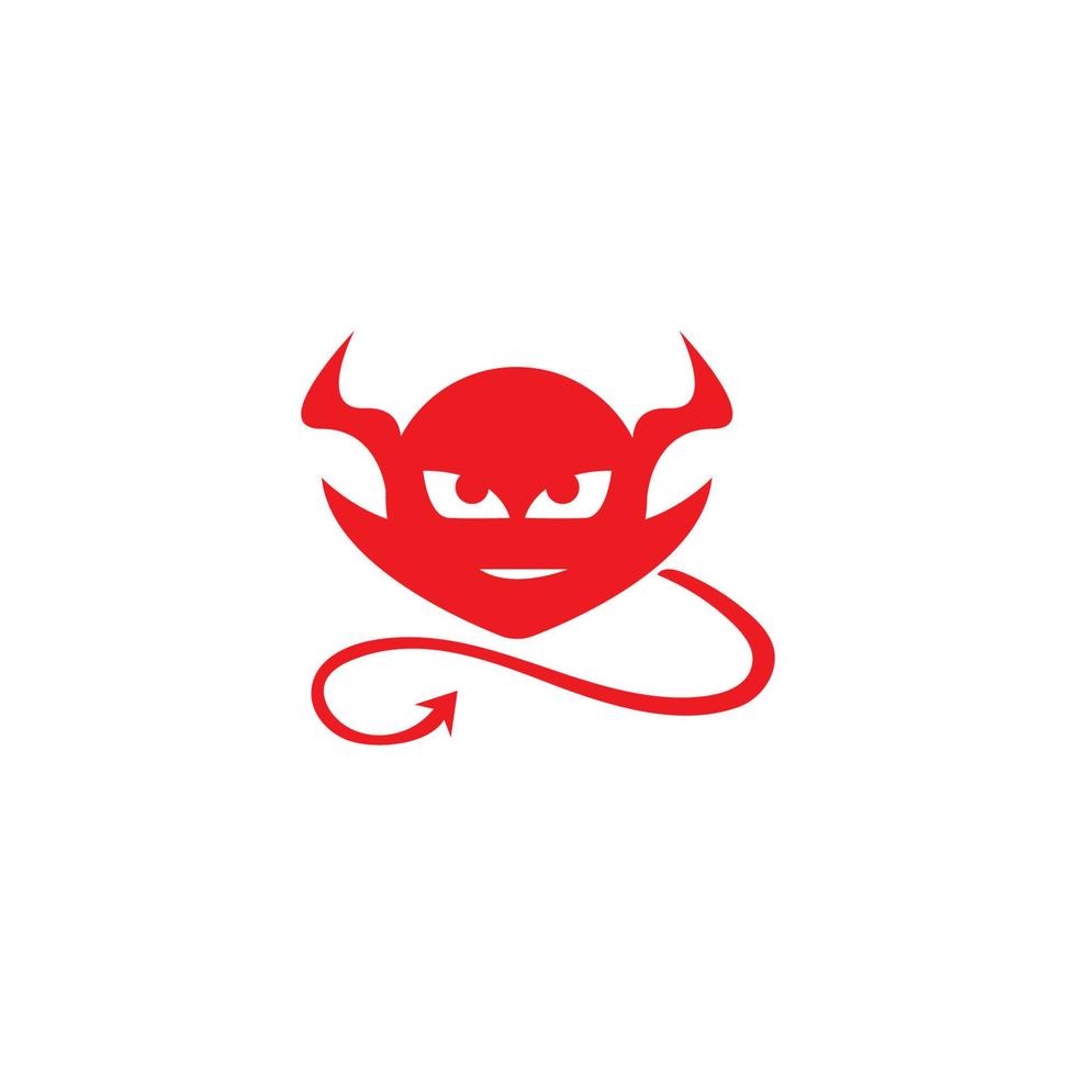 devil logo vector template