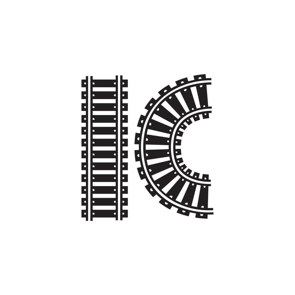 railway vector icon design template illustration