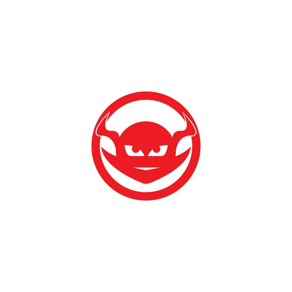 devil logo vector template