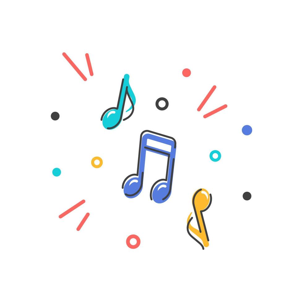 Illustration of colored notes isolated on a white background. Clipart for music design. Vector illustration in flat cartoon style 11448095 Vector Art at Vecteezy Illustration of colored notes isolated on a white background. Clipart for music design. Vector illustration in flat cartoon style 11448095 Vector Art at Vecteezy