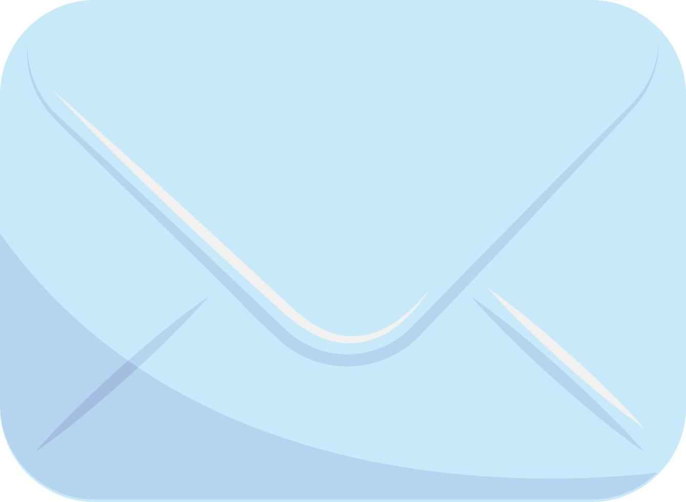 an envelope for a letter or a letter on the Internet vector