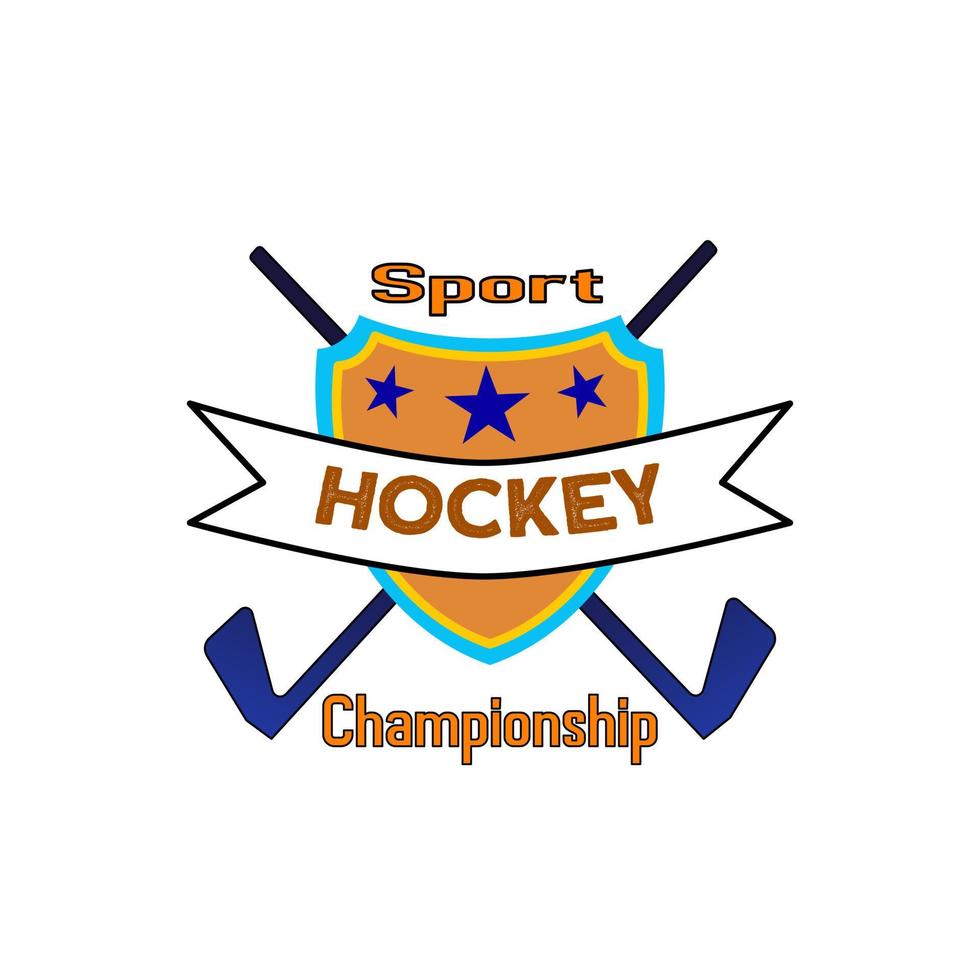 Hockey logo vector