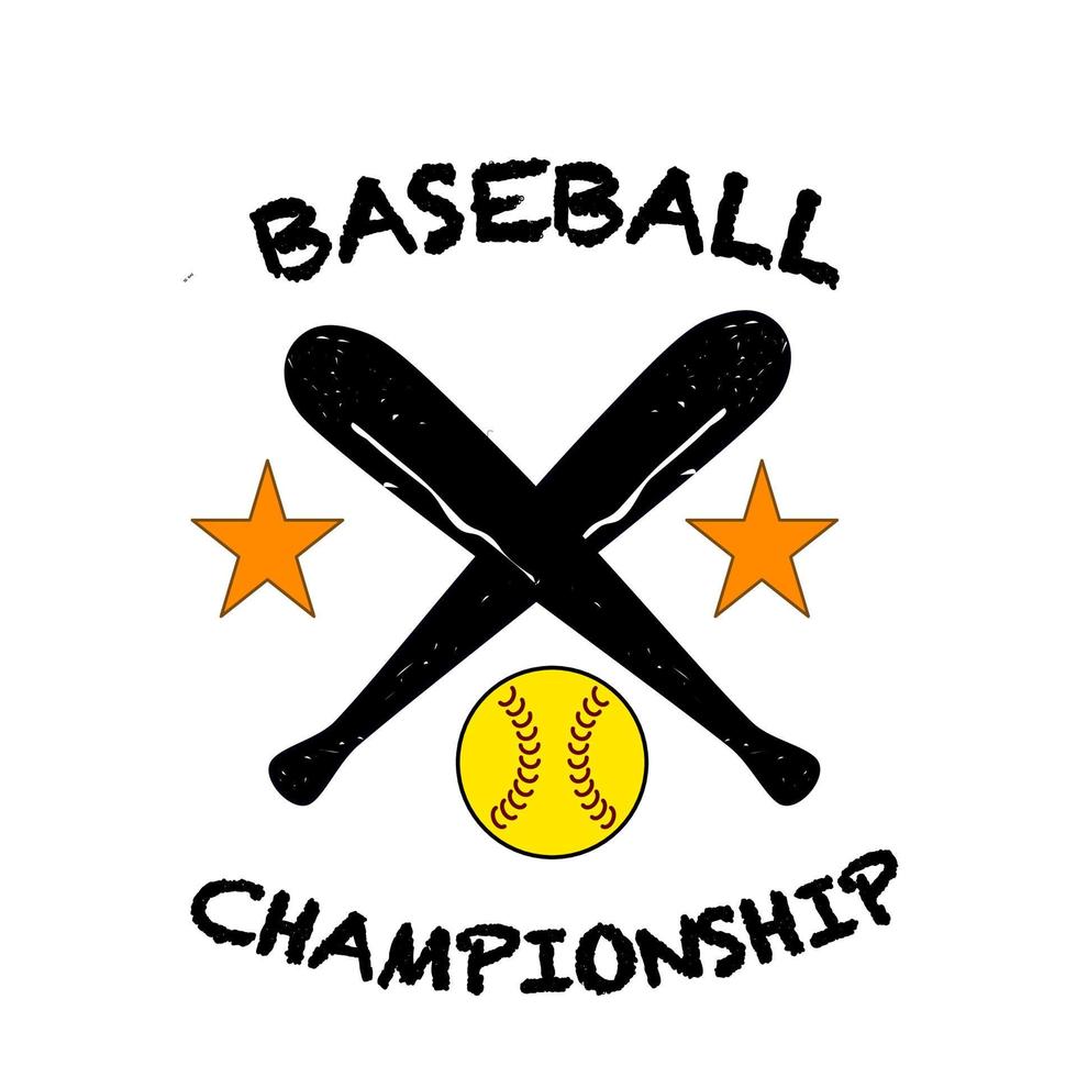 vector de logo de beisbol