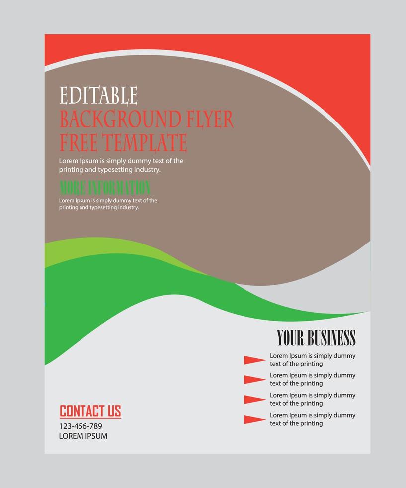 modern report business flyers poster template vector