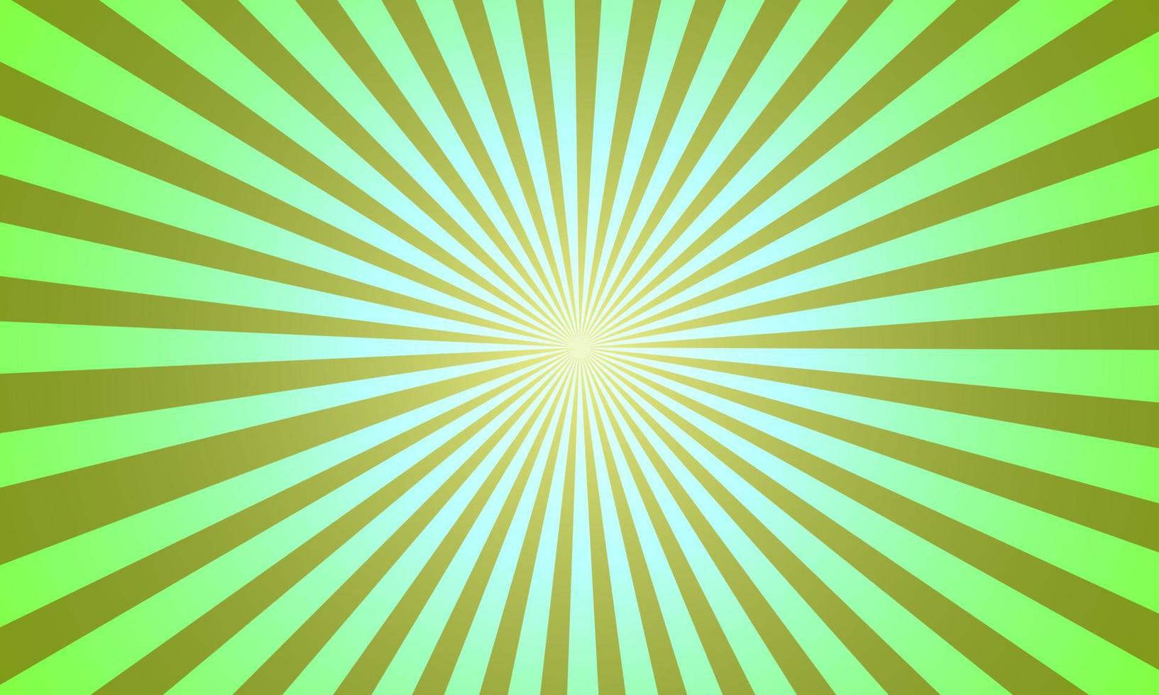 Sunbrust green light background style. Suitable for banners and posters. Vector illustration. EPS 10.