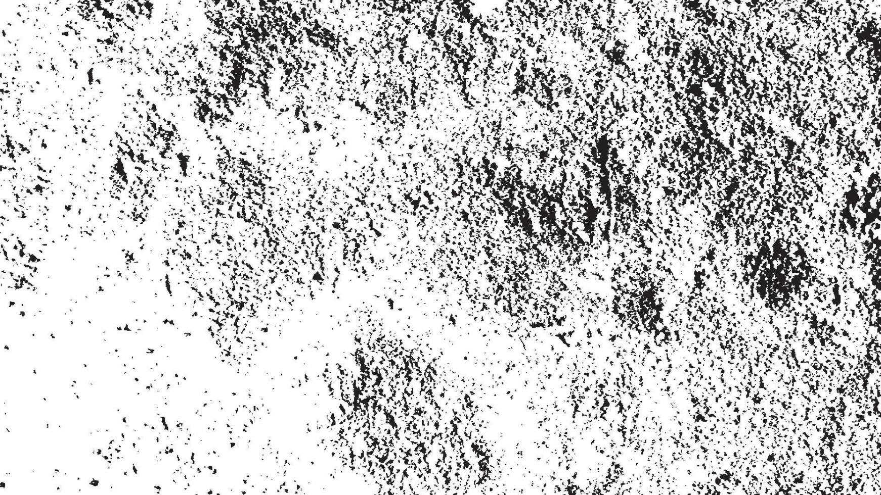 Black and White Distress Overlay Texture. Old Aged Vintage Background. vector
