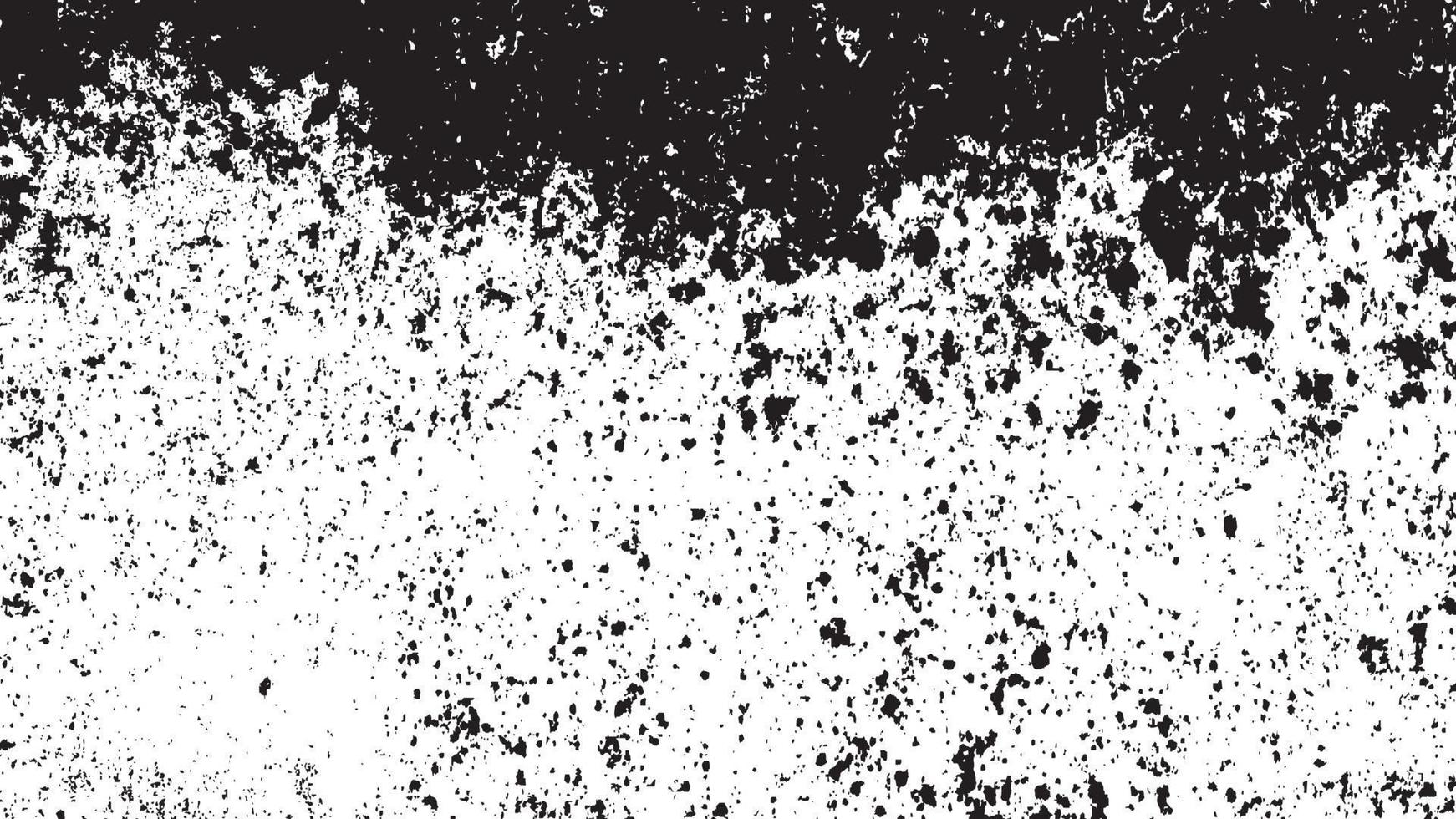 Black and White Distress Overlay Texture. Old Aged Vintage Background. vector