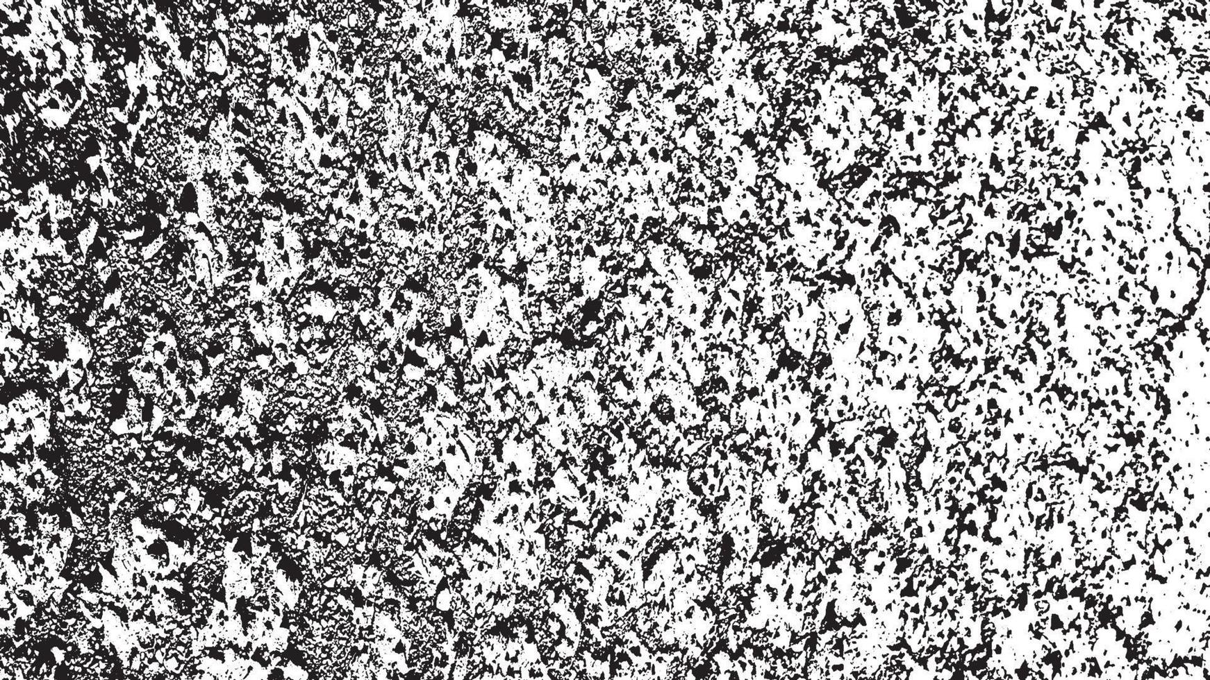 Black and White Distress Overlay Texture. Old Aged Vintage Background. vector