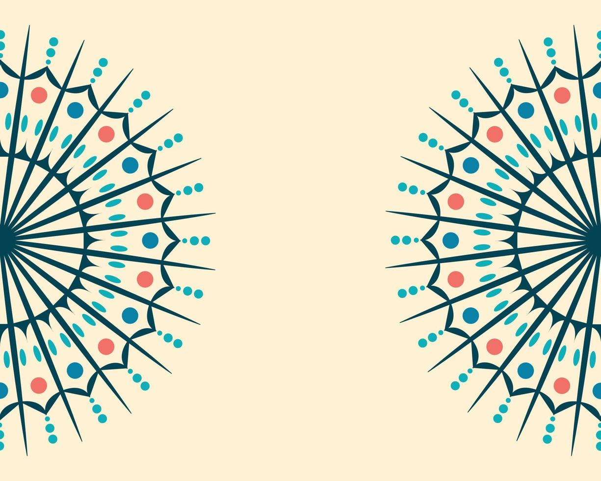 happy diwali ornamental indian mandala art style vector illustration