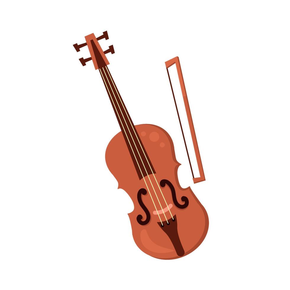 instrumento musical violonchelo vector