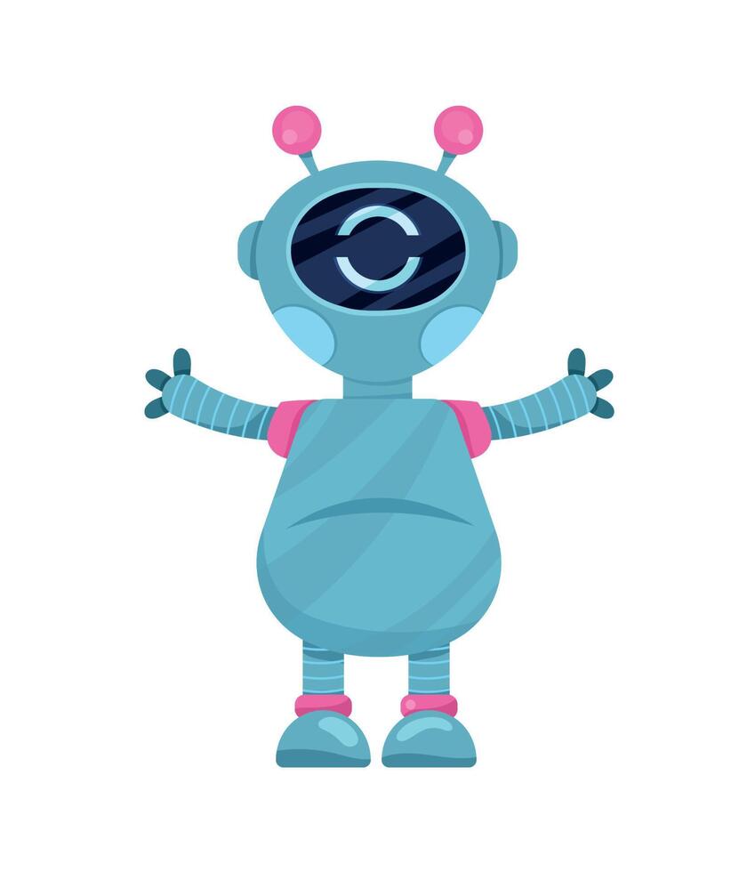 blue robot electric 11451082 Vector Art at Vecteezy