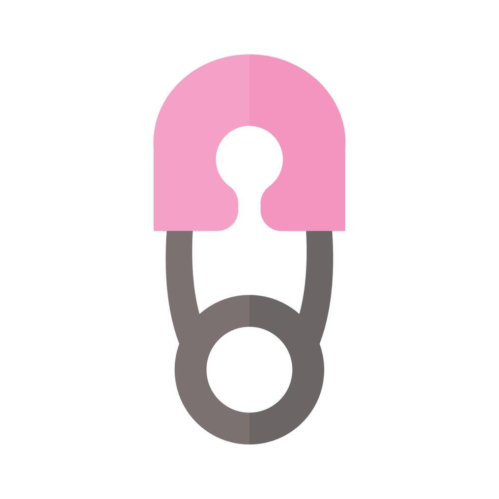 baby pink clothepin vector