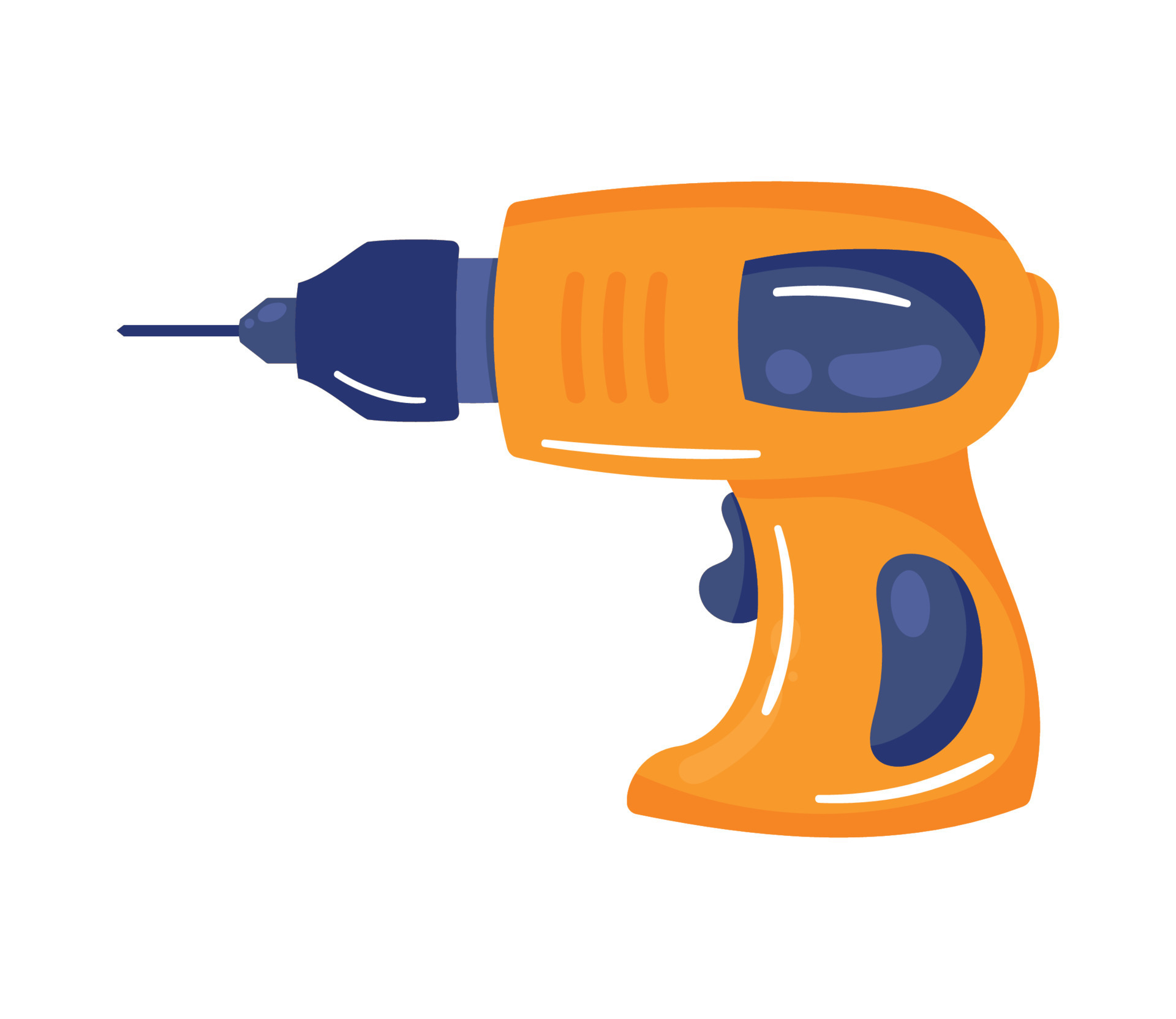 electric drill tool 11451502 Vector Art at Vecteezy