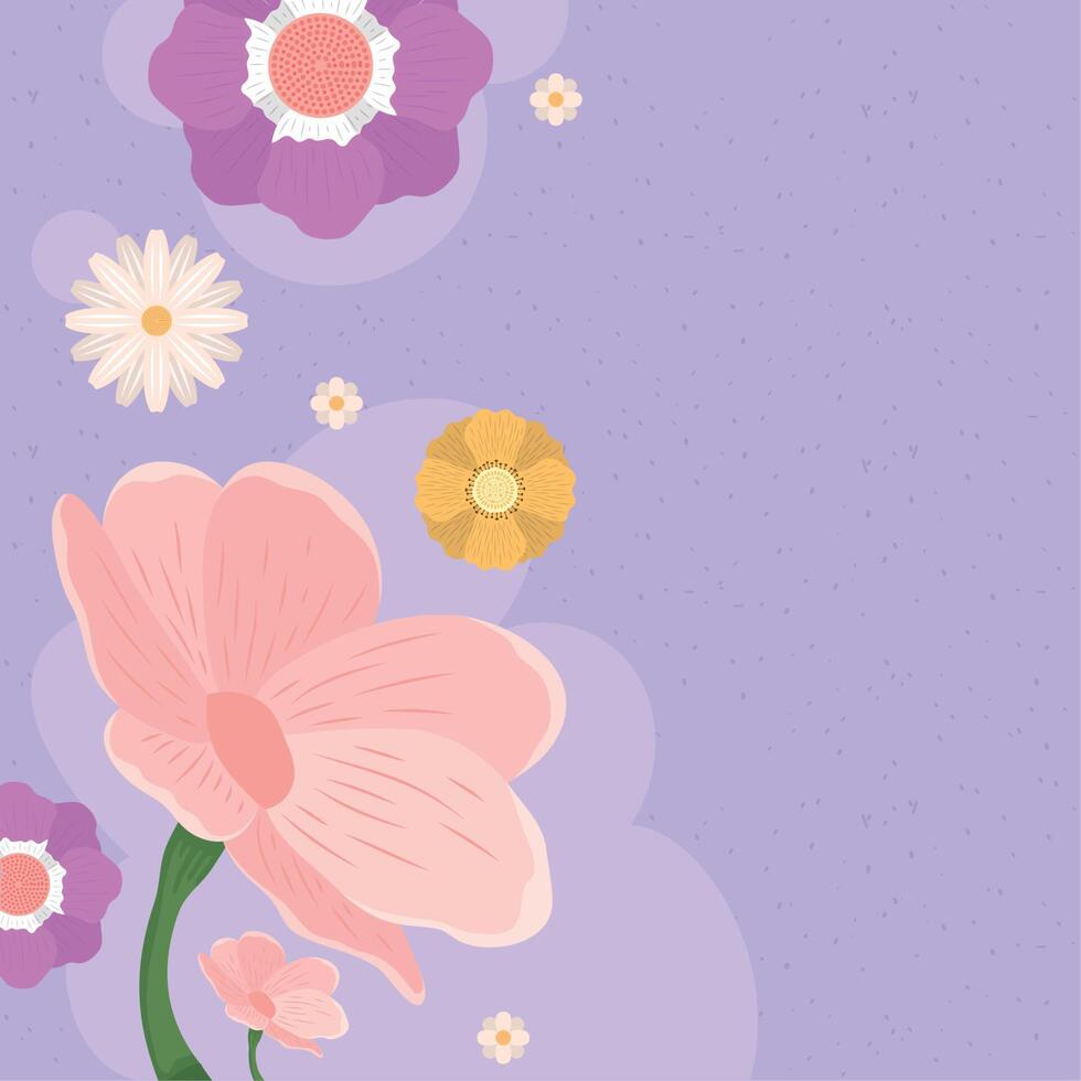 spring seasonal garden vector