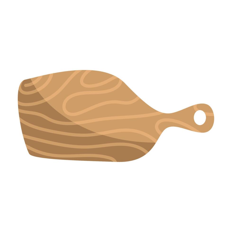 wooden kitchen board vector