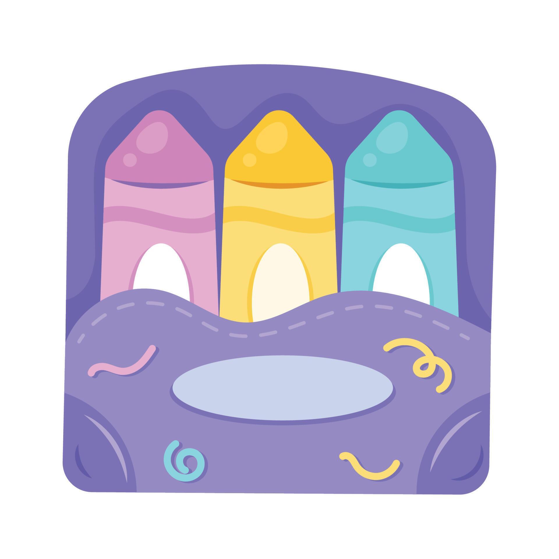 crayons school supply 11451640 Vector Art at Vecteezy