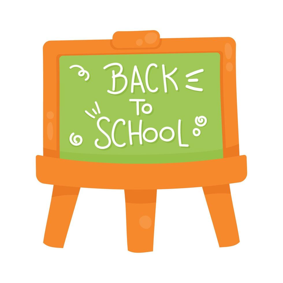 chalkboard school supply vector