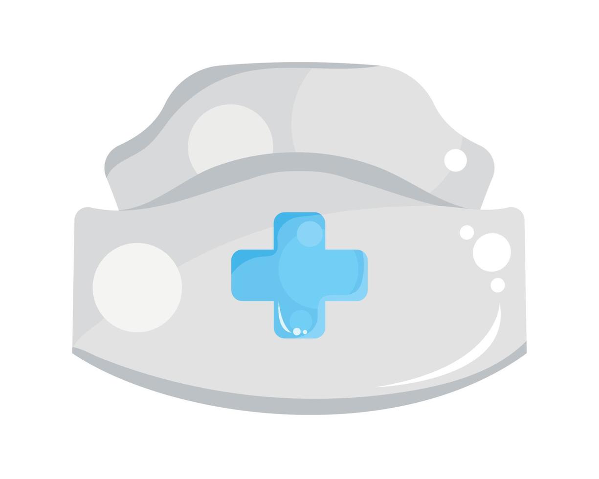 nurse hat accessory vector