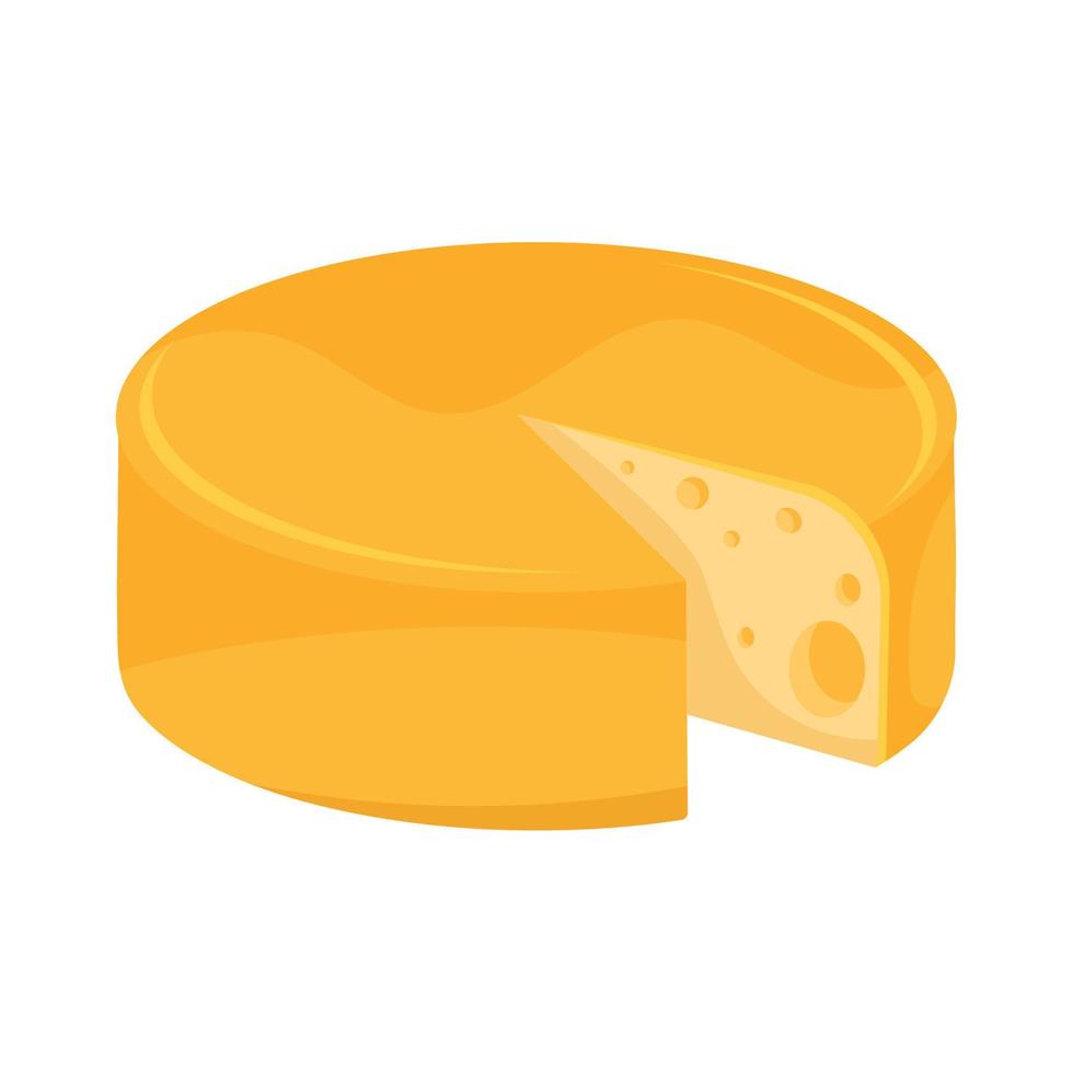 gourmet maasdam cheese vector